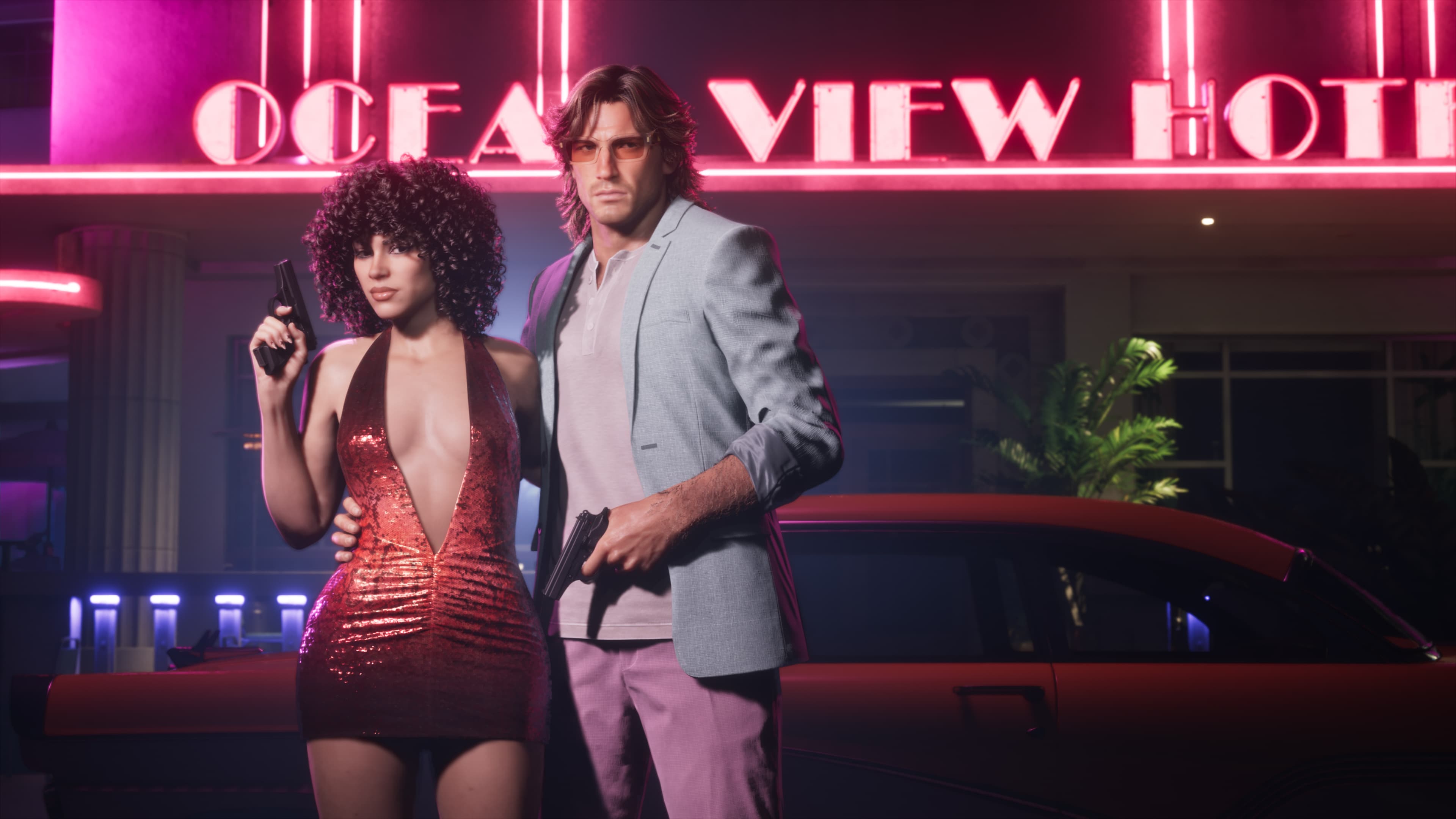 Official Grand Theft Auto VI Vintage Vice City Pack artwork from Rockstar Games