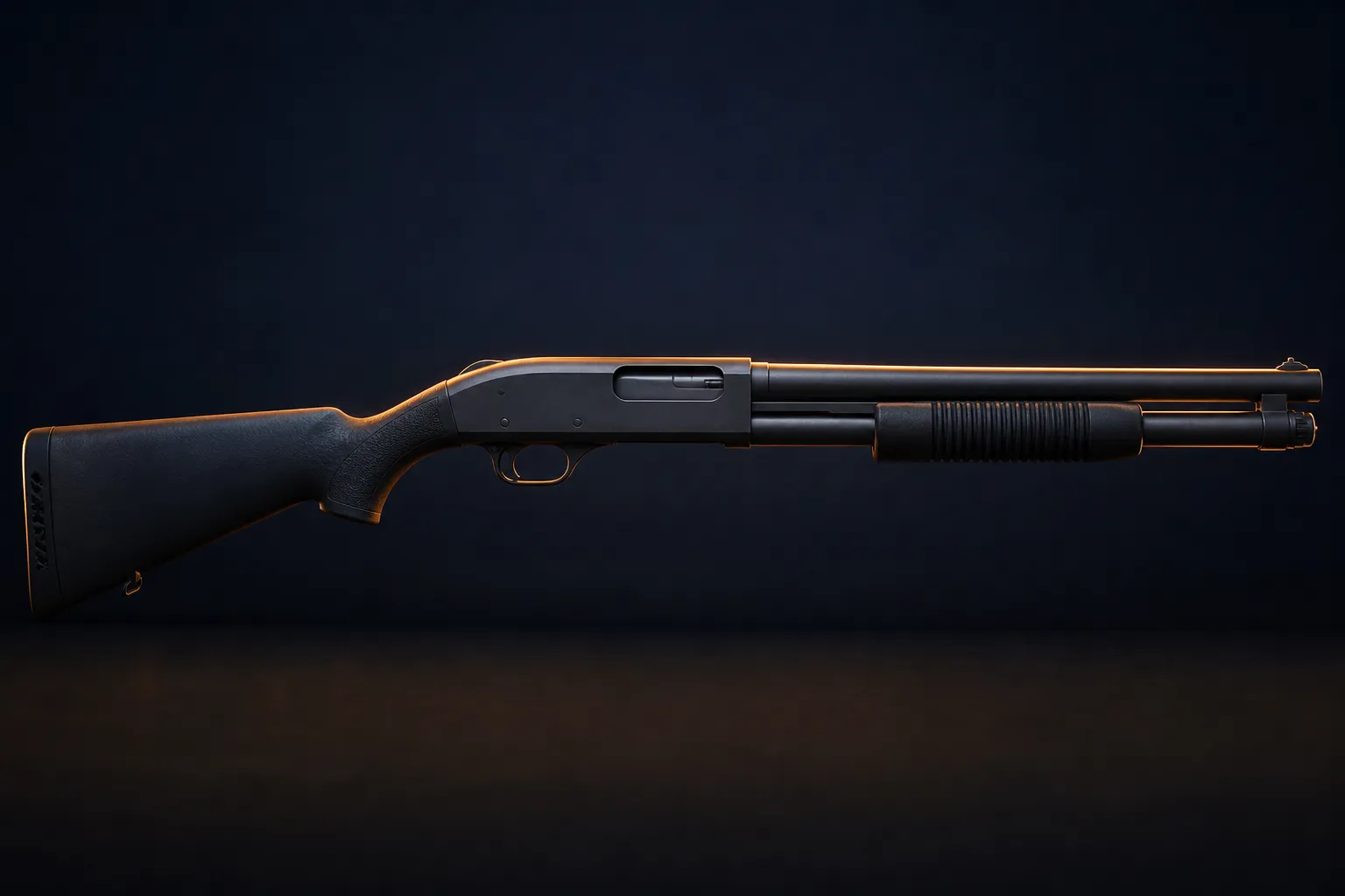 Pump Action Shotgun