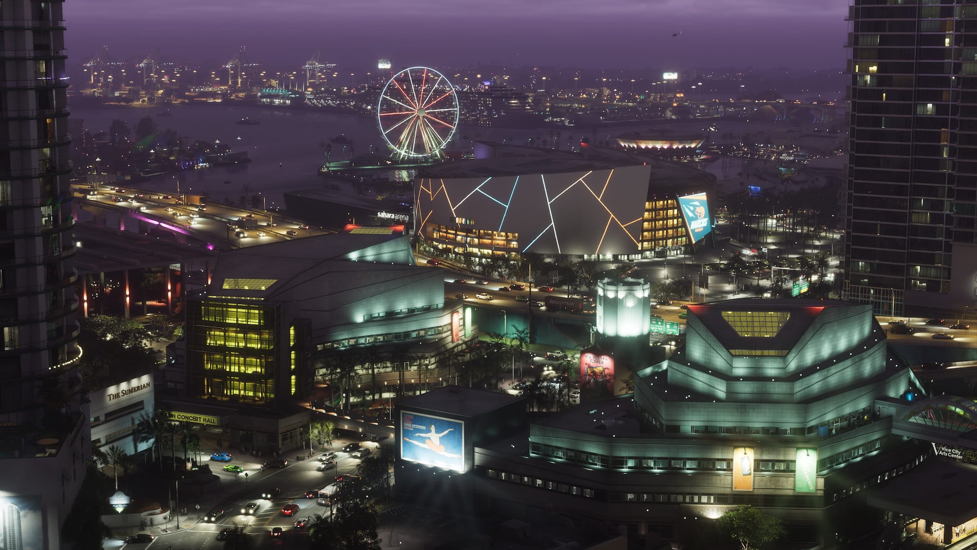 Vice City in an official Grand Theft Auto VI screenshot