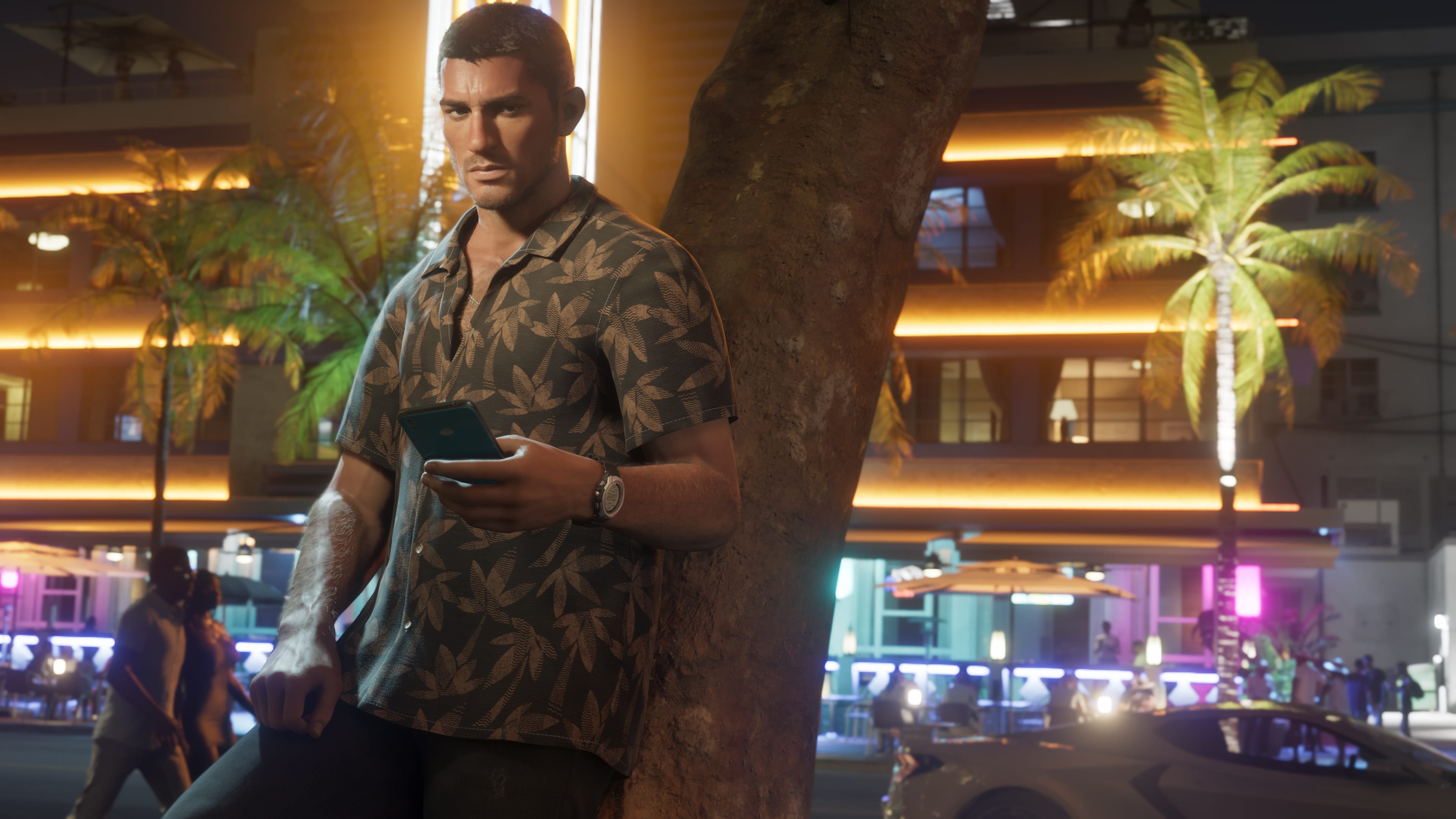 Jason Duval in an official Grand Theft Auto VI close-up